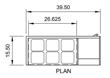 Arctic Air ACP40 Refrigerated Counter-Top Prep Unit