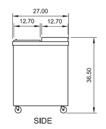 Arctic Air AUB50R Horizontal Bottle Cooler