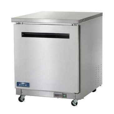 Arctic Air AUC27F 27.88'' 1 Door Counter Height Worktop Freezer with Side / Rear Breathing Compressor - 6.5 cu. ft.