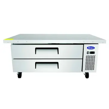 Atosa USA MGF8452GR 60.5" 2 Drawer Refrigerated Chef Base with Extended Top - 115 Volts