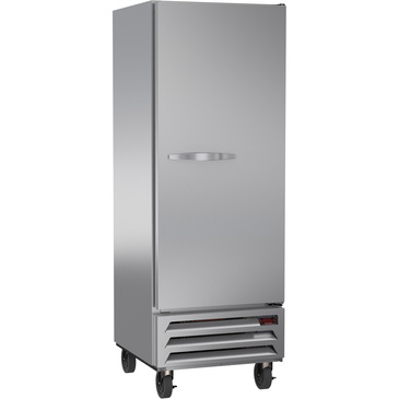 Beverage Air HBR12HC-1 24'' 12.06 cu. ft. Bottom Mounted 1 Section Solid Door Reach-In Refrigerator