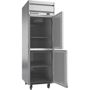 Beverage Air HF1HC-1HS 26'' 24.0 cu. ft. Top Mounted 1 Section Solid Half Door Reach-In Freezer