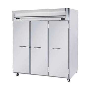 Beverage Air HFP3HC-1S 78.00'' 69.1 cu. ft. Top Mounted 3 Section Solid Door Reach-In Freezer