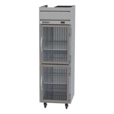 Beverage Air HFPS1HC-1HG 26'' 21.06 cu. ft. Top Mounted 1 Section Glass Half Door Reach-In Freezer