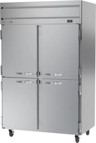 Beverage Air HFS2HC-1HS 52.00'' 45.2 cu. ft. Top Mounted 2 Section Solid Door Reach-In Freezer