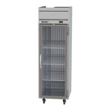 Beverage Air HRP1HC-1G 26'' 22.28 cu. ft. Top Mounted 1 Section Glass Door Reach-In Refrigerator