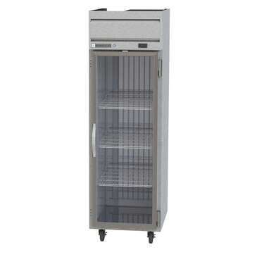 Beverage Air HRPS1HC-1G 26'' 22.28 cu. ft. Top Mounted 1 Section Glass Door Reach-In Refrigerator