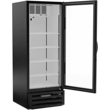 Beverage Air MMF12HC-1-B 24.13'' 11.9 cu. ft. 1 Section Black Glass Door Merchandiser Freezer