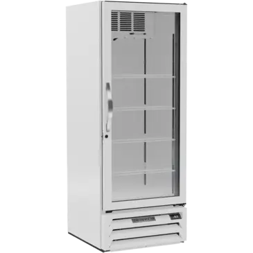 Beverage Air MMF12HC-1-W 24.13'' 11.9 cu. ft. 1 Section White Glass Door Merchandiser Freezer