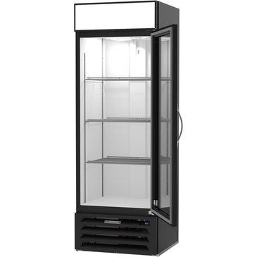 Beverage Air MMR19HC-1-B 27.25'' 1 Section Refrigerated Glass Door Merchandiser