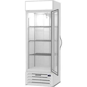 Beverage Air MMR19HC-1-W 27.25'' 1 Section Refrigerated Glass Door Merchandiser