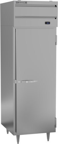 Beverage Air PR1HC-1AS 26.50'' 20.6 cu. ft. Top Mounted 1 Section Solid Door Reach-In Refrigerator