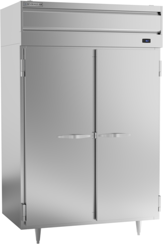 Beverage Air PR2HC-1AS 52.13'' 43.3 cu. ft. Top Mounted 2 Section Solid Door Reach-In Refrigerator