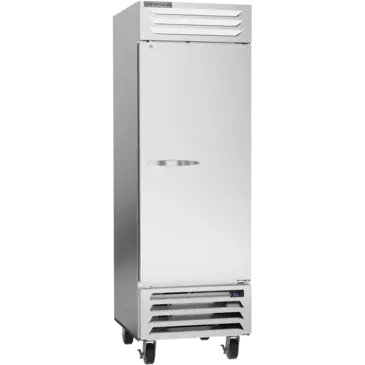 Beverage Air RB23HC-1S 27.25'' 23.1 cu. ft. Bottom Mounted 1 Section Solid Door Reach-In Refrigerator