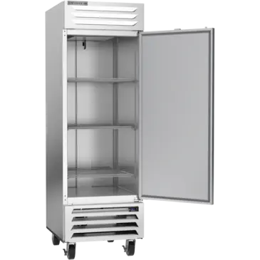 Beverage Air RB23HC-1S 27.25'' 23.1 cu. ft. Bottom Mounted 1 Section Solid Door Reach-In Refrigerator