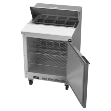 Beverage Air SPE27HC 27'' 1 Door Counter Height Refrigerated Sandwich / Salad Prep Table with Standard Top