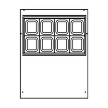 Beverage Air SPE27HC-C-B 27'' 1 Door Counter Height Refrigerated Sandwich / Salad Prep Table with Cutting Top