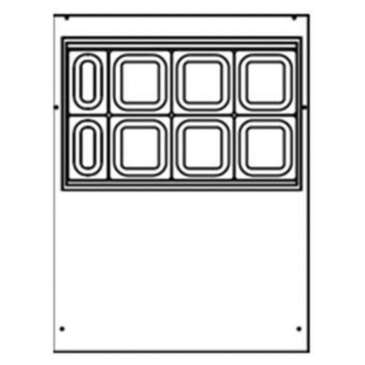 Beverage Air SPED27HC 27'' 2 Drawer Counter Height Refrigerated Sandwich / Salad Prep Table with Standard Top