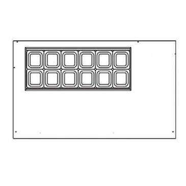 Beverage Air SPED60HC-12-4 60'' 4 Drawer Counter Height Refrigerated Sandwich / Salad Prep Table with Standard Top