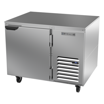 Beverage Air UCR41AHC 41'' 1 Section Undercounter Refrigerator with 1 Right Hinged Solid Door and Front Breathing Compressor