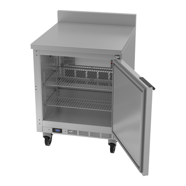 Beverage Air WTF27AHC 27'' 1 Door Counter Height Worktop Freezer with Side / Rear Breathing Compressor - 6.13 cu. ft.