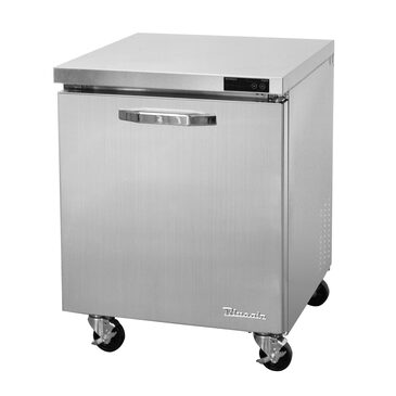 Blue Air BLUF28-HC 27.5'' 1 Section Undercounter Freezer with 1 Right Hinged Solid Door and Side / Rear Breathing Compressor