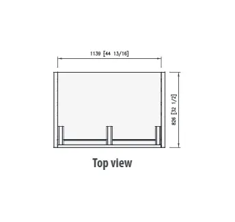 Blue Air BOD-48G Open Display Case