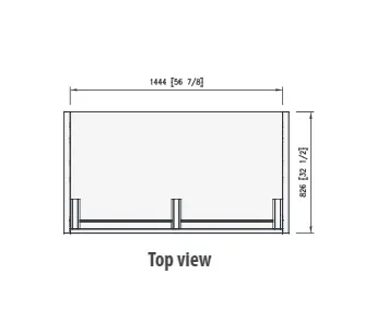 Blue Air BOD-60G Open Display Case