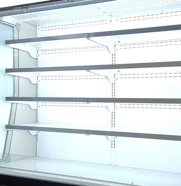  Blue Air BOD-72G Open Display Case shelves