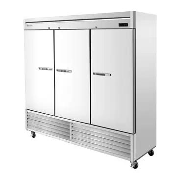 Blue Air BSF72-HC 81'' 72.0 cu. ft. Bottom Mounted 3 Section Solid Door Reach-In Freezer