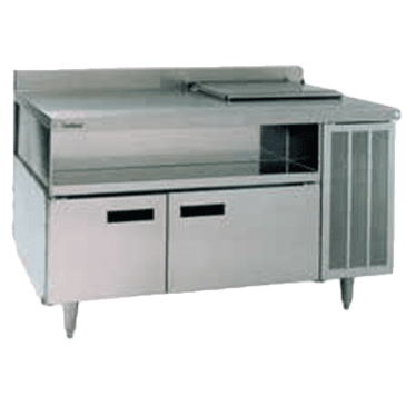 Delfield F18SC52AP Refrigerated Counter,  Salad Top,  two-section