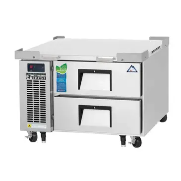 Everest Refrigeration ECB36D2 36.38" 2 Drawer Refrigerated Chef Base with Marine Edge Top - 115 Volts