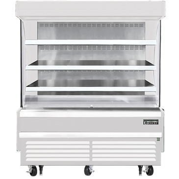 Everest Refrigeration EOMV-60-W-28-S 60.00'' Air Curtain Open Display Merchandiser with