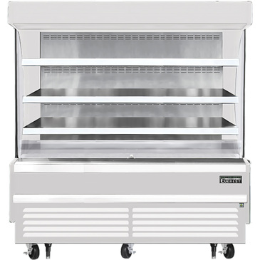 Everest Refrigeration EOMV-72-W-28-S 73.25'' Air Curtain Open Display Merchandiser with