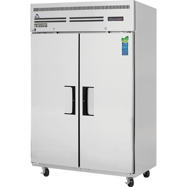 Everest Refrigeration ESF2 49.63'' 48.0 cu. ft. Top Mounted 2 Section Solid Door Reach-In Freezer