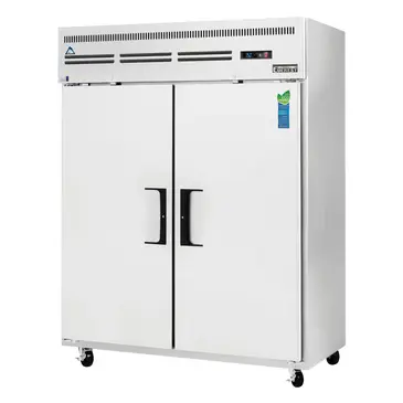 Everest Refrigeration ESWF2 59'' 55.0 cu. ft. Top Mounted 2 Section Solid Door Reach-In Freezer