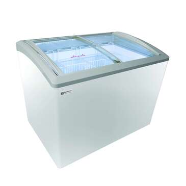 Excellence VB-4HC VB Sliding Curved Lid Freezer/Ice Cream Freezer with LED