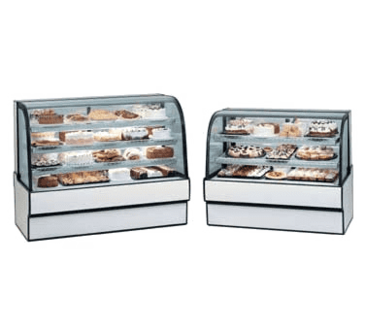 Federal Industries CGR3142 31'' Curved Glass Silver Refrigerated Bakery Display Case with 2 Shelves