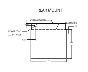 Federal Industries CRB3628SS Counter Top Refrigerated Self-Serve Bottom Mount Merchandiser