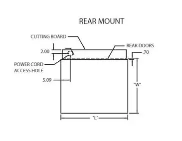 Federal Industries CRB4828 Counter Top Refrigerated Bottom Mount Merchandiser