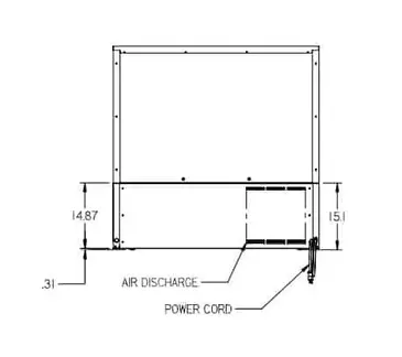 Federal Industries ELPRSS-3 Elements Low Profile Self-Serve Refrigerated