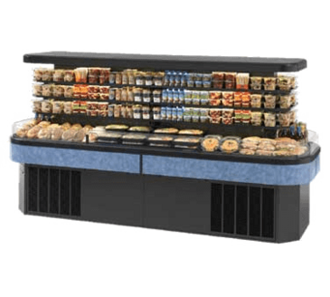 Federal Industries IMSS120SC-3 Specialty Display Island Self-Serve Refrigerated Merchandiser