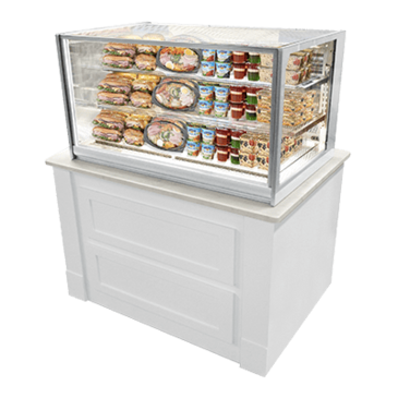 Federal Industries ITR3634 Italian Glass Refrigerated Counter Display Case