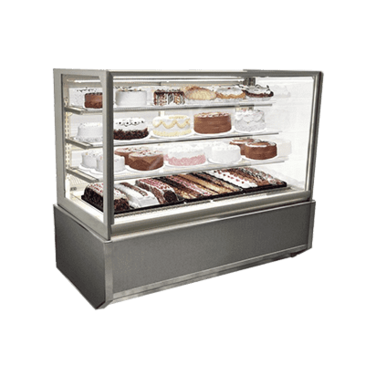 Federal Industries ITR6034-B18 Italian Glass 3 Tier Refrigerated 60" Wide Display Case