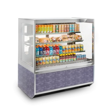 Federal Industries ITRSS4834-B18 Italian Glass 3 Tier Refrigerated 48" Wide Display Case