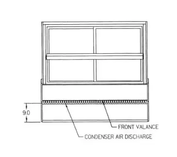 Federal Industries SGR3648CD High Volume Refrigerated Deli Case