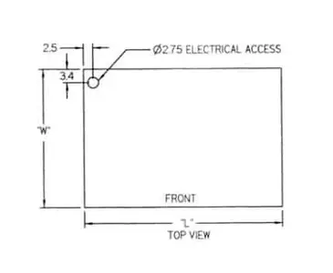 Federal Industries SGR5042DZ High Volume Vertical Dual Zone Bakery Case Refrigerated Left Non-Refrigerated Right