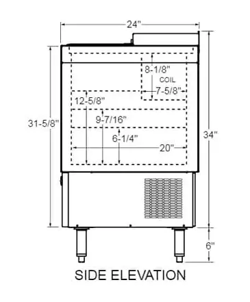 Glastender MF24-B Underbar Glass Froster