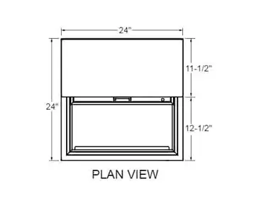 Glastender MF24-B Underbar Glass Froster