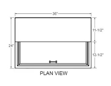 Glastender MF36-B Underbar Glass Froster